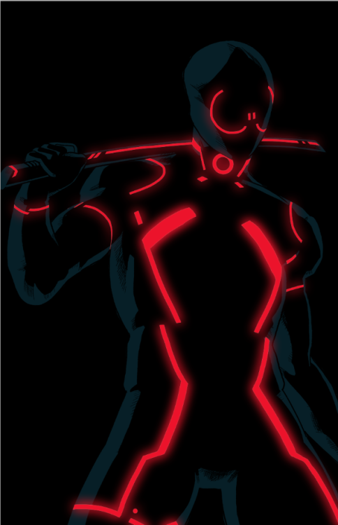 despondentparamour:Tron + Marvel by Kristopher Anka