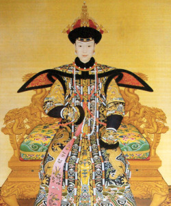 medievalpoc:  Lang Shining (Guiseppe Castiglione) Empress Xiao Xian (consort Donggo) Italy/China (1736) Giuseppe Castiglione (simplified Chinese: 郎世宁; traditional Chinese: 郎世寧; pinyin: Láng Shìníng) (July 19, 1688 – July 17, 1766), was