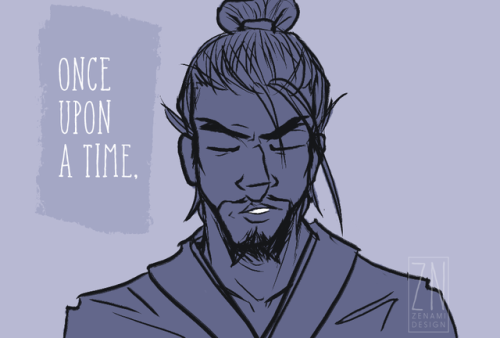 zenamiarts:So Genji has a passing line about this happening in HotS, and I couldn’t resist an excuse