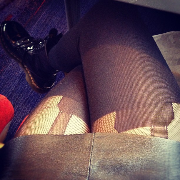 Suspenders n docs 👌 #drmartens #patent #firstandforever #suspenders #tights #fishnets