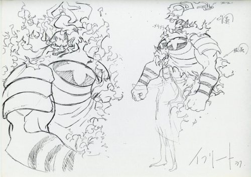 ca-tsuka:Character design by Shukou Murase for “Night Warriors - Darkstalkers’ Revenge” OAV (1997).