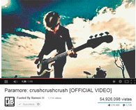 theothersideofparadise:  Paramore’s music videos on YouTube (Part I) (Part II)(Inspired by x) 