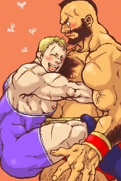 baranokingu:  Characters: Zangief x Abel - Game: Street figther.