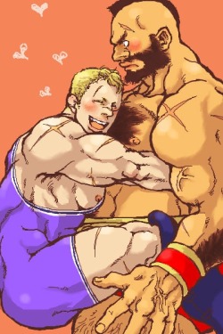 baranokingu:  Characters: Zangief x Abel