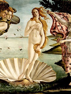 ilivefortheapplause:  The inspiration behind the ARTPOP cover: “The Birth Of Venus“ by Botticelli: The goddess of Love, emerged from the sea as a fully grown woman, arriving at the sea-shore. “Apollo and Daphne” by Gian Lorenzo Bernini: The