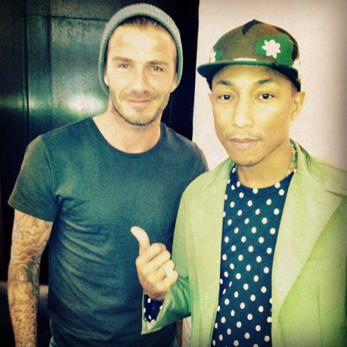 (via Pharrell Williams & David Beckham)