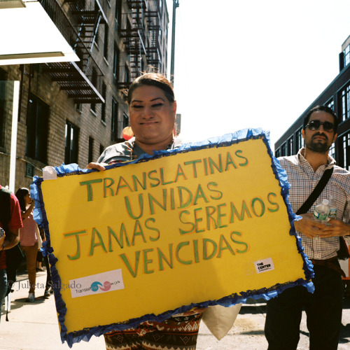 julietasalgado:A Decade of Resilience, Resistance, and Revolution: Trans Day of Action The Audre Lorde ProjectJune 27, 2014New York, New York © julietasalgado 