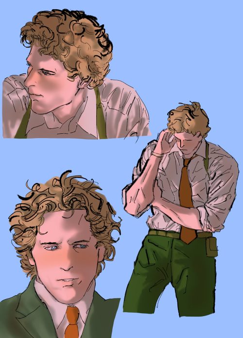 gracekiins: redrew some clancy brown scenes from blue steel (1990)