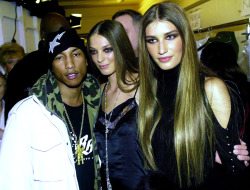 vl4da:  Pharrell, Daria & Eugenia backstage