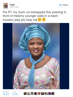 the-real-eye-to-see:  This black woman was kidnapped yesterday evening!Her name is Comfort Alaba Baikie. She went missing in Festac, Lagos, Nigeria.   The plate looks like it reads EPE-I13CY or EPE-IBCY or  EPE 08 CY.Let’s help the police to find her,