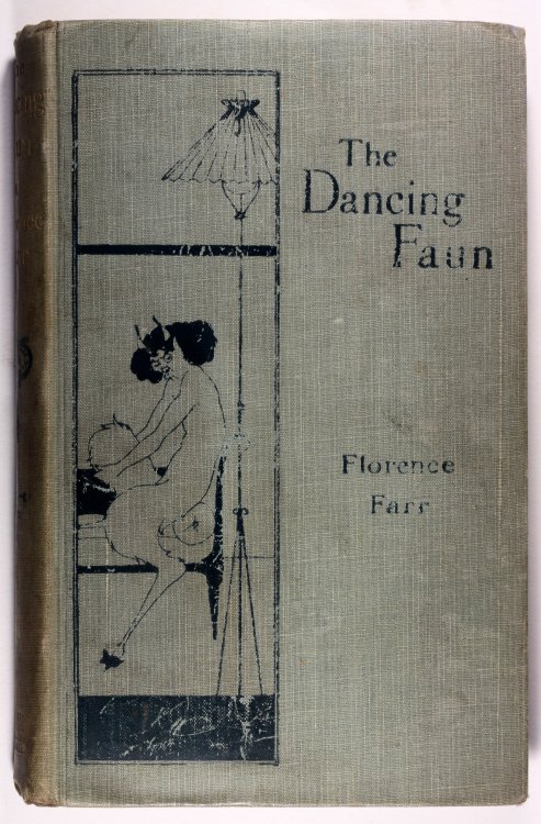 The Dancing Faun - Florence Farr First Edition 1894 - cover illustration by Aubrey Beardsley