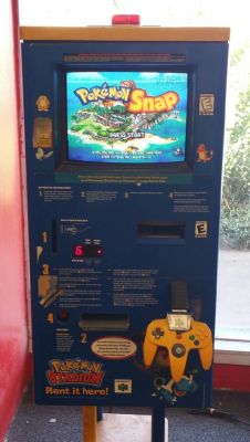 Retrogamingblog: Pokemon Snap Printing Station From Blockbuster I Saw Them But I