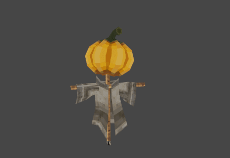 theonian: Made a simple pumkin scarecrow to test attacks on Scarecrow Dummy Produced to Practice Fuc