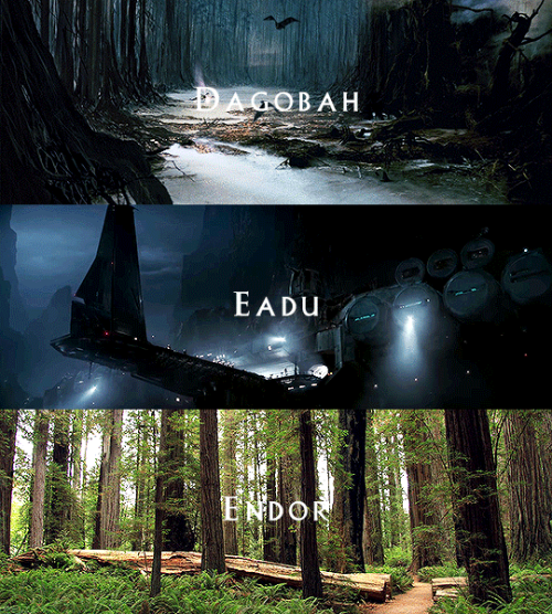 the-savior-and-the-pirate: SW Movies + Locations