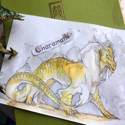 Today&rsquo;s smaugust dragon. Had to get a bit ambidextrous because I&rsquo;ve managed to g