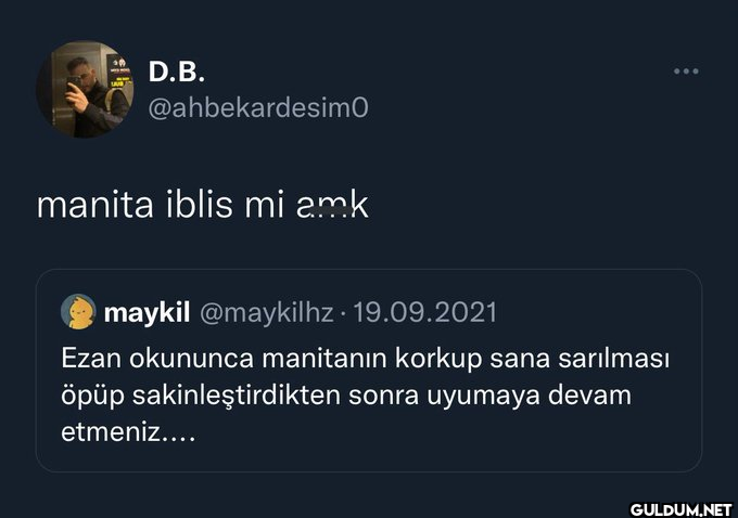 D.B. @ahbekardesimo manita...