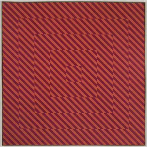 Mario Ballocco, Sequenze quadrangolari - concetto di distorsione, 1964. Oil on canvas. © Archivio Ma