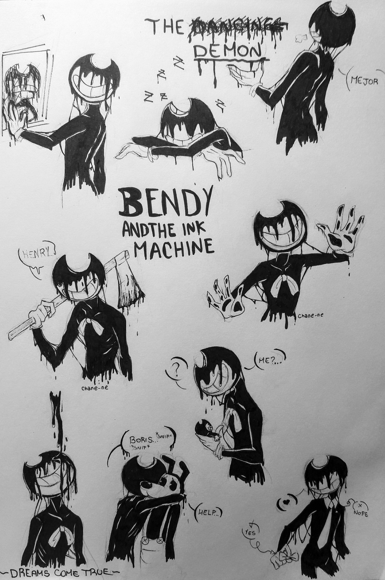 Bendy and the Ink Machine fanart - Dreams Come True