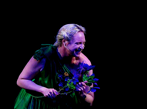 globetheatres:Gwendoline Christie as Titania in National Theatre Live: A Midsummer Night’s Dream (20