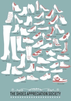 seriouslyhornyhousewife:  The Shoes Appreciation Society. How does one get into this society. I would love to get involved.