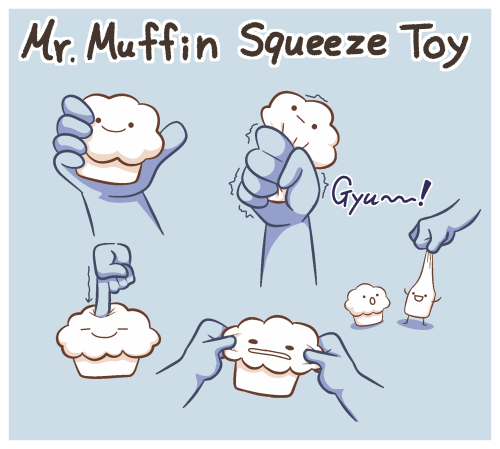Mr.Muffin Squeeze Toy
