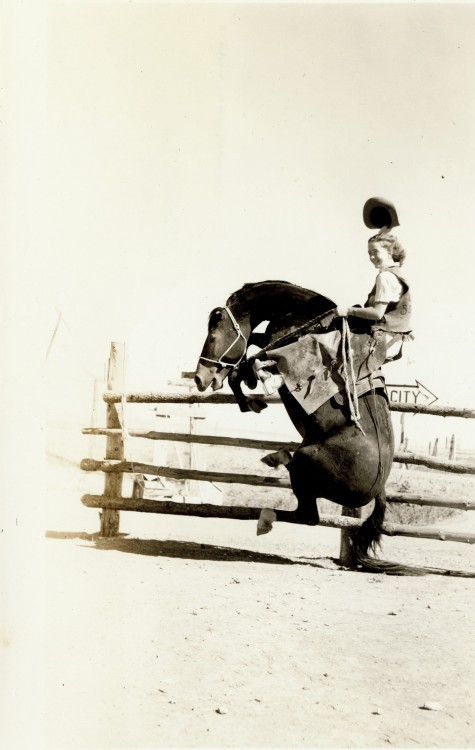 riding a bucking bronco