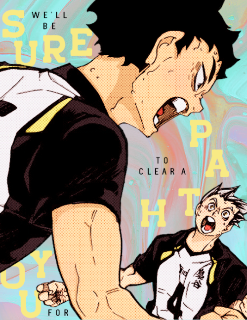 pixxiesdust: haikyuu week 2020  ➤ day four, connect favorite duo: bokuto kotarou + akaashi keijithin