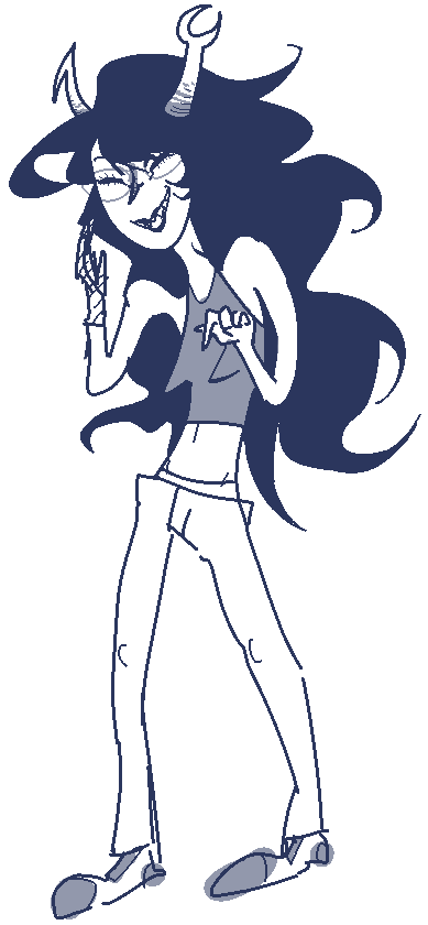 patchyfreak:  I draw Vriska and Rez together a lot but I can draw Terezi for shit