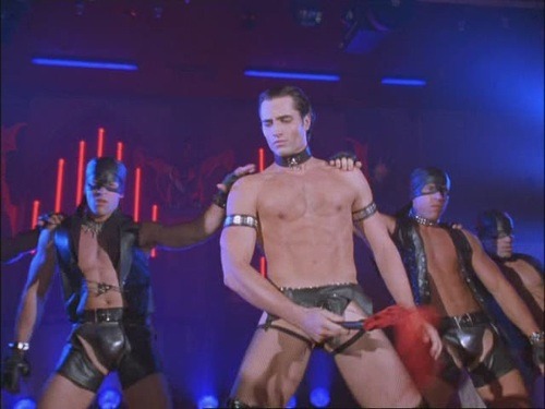 Victor Webster as a Chippendales male stripper