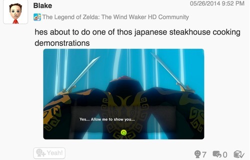 Porn Pics Blake from MiiVerse is the gift that keeps