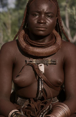 Namibian Himba girl, by Georges Courreges.