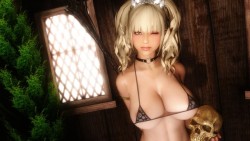 我がしょうもないMiniBikini modをupdateしました。体型を7BOにしました。Changed body shape to 7BO.ビキニを2種類新規追加しました。I added two new Bikini.初代のビキニを作り直しました。Minibikini 1 has been