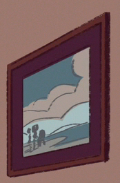 there’s all these really cute artsy photos in that little hallway near Steven’s