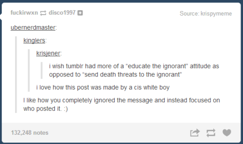 greenekangaroo:  bioware-fanatic:  u-know-u-luv-me:  What the fuck!  Have these people ever been outside  sometimes this post rolls back around and I make sure to reblog it to remind y’all that thinking that tumblr users are even remotely socially-justice