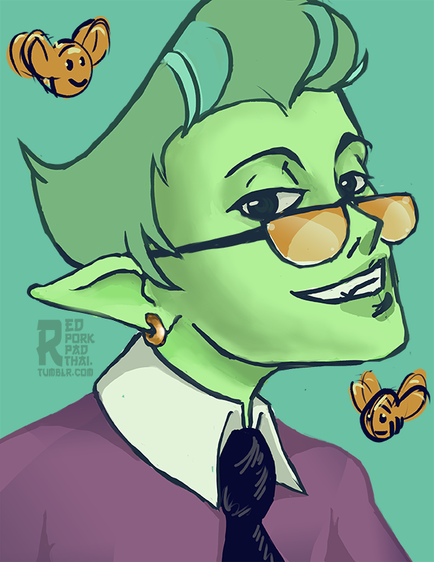 redporkpadthai:  Beast boy from the bee money episode of Teen Titan’s GO! which