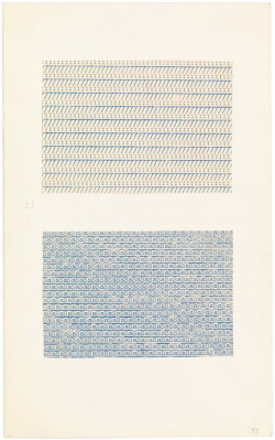 artfromthefuture: garadinervi: Anni Albers, Typewriter study to create a textile effect, n.d.; made on Olivetti Lettera 22 typewriter [The Josef and Anni Albers Foundation / Artists Rights Society (ARS), New York] love this 