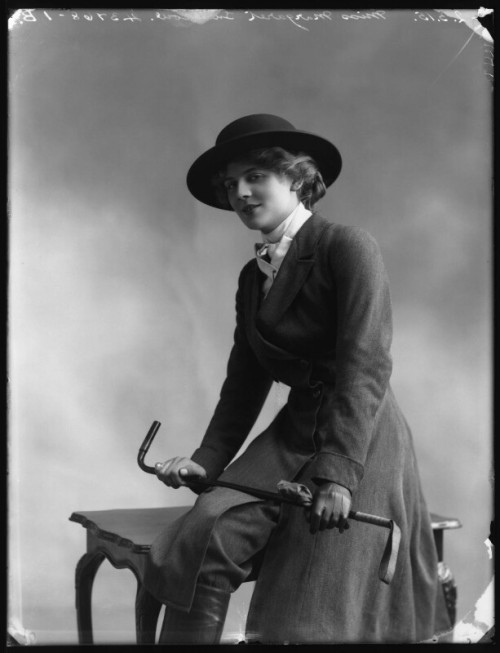 Margareth Swallow (1896-1932) posing as Lady Diana Sartorys for the movie The Whip. Photographed by 