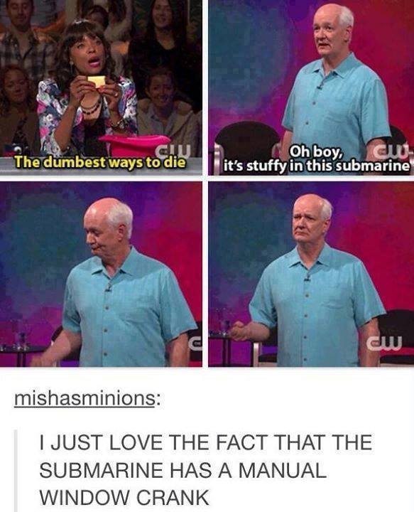lolfactory:  That is a pretty stupid way to die ➨ funny tumblr➨ facebook➨ twitter➨