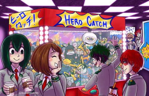 The heroes in training take a detour to a local arcade!RIP Mineta.Prints available on Etsy!