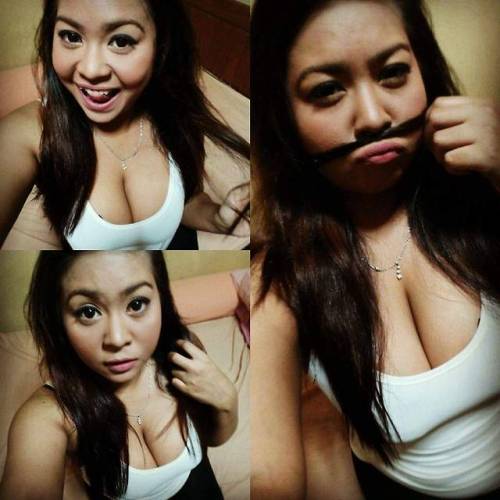 maffaka: sggateporn: mediocremetaphor: The biggest tits in singapore! Minah mixed blood. Reblog if u