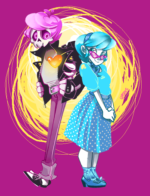 ursais:   Time for givin’ up the ghost  I had a mighty need to draw them as in