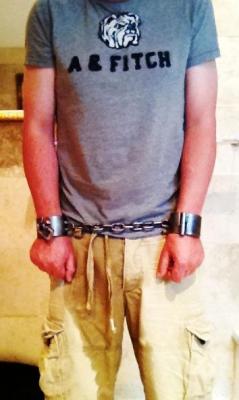 nappiesandchains:  I had an accident while I was in chains 