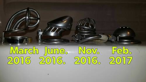 acagedcouple: There has been quite an obvious trend over the last year in our chastity play. My beau