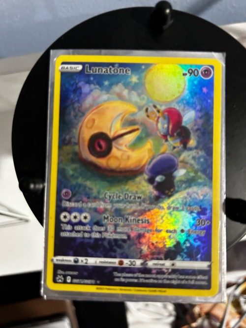 Recently I Pulled This AMAZING Lunatone Full Art!!! I Kinda Wanna Sell It Bc It's Worth A Good Amount