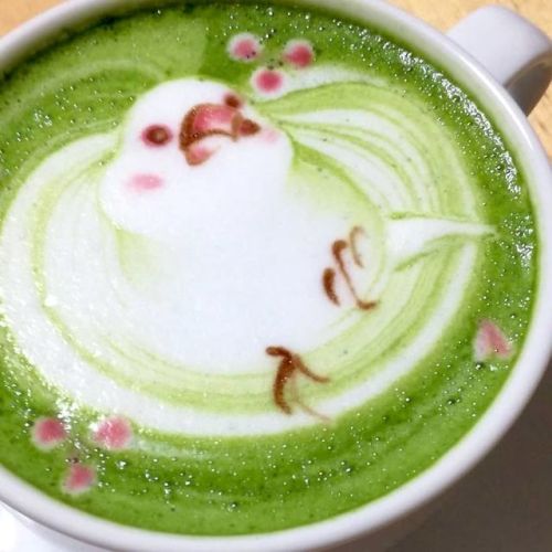 nae-design:Stunning froth masterpieces by latte artist Ku-san