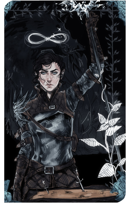 XXX Tarot card commission of a character named photo