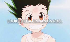 hajimeiwaizvmi:      hunter x hunter + cinnamon roll meme 