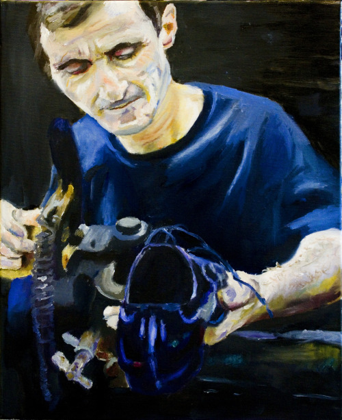 This Is Acobblerfrom Syracuse. He Came From Italy And He Is A Pretty Amazing Cobbler. This Was A Painting