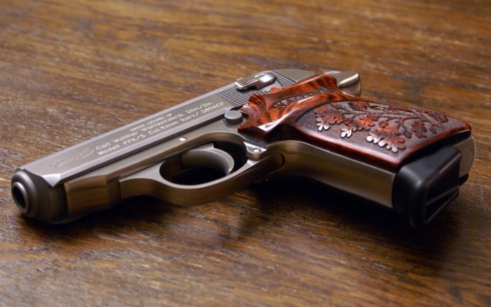 gunsknivesgear:  Walther PPK This .380 caliber pistol is world famous as James Bond’s