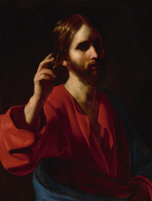 beardbriarandrose:Bartolomeo Manfredi (Ostiano near Mantua circa 1582-1622 Rome), Christ Blessing, o